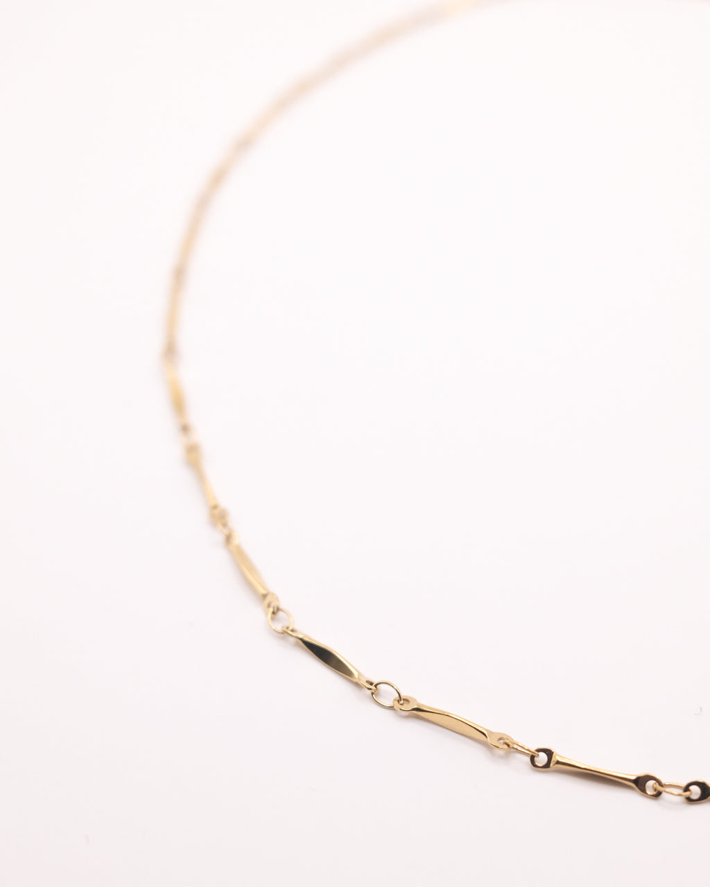 Collier Eddie long en chaîne fantaisie acier inoxydable