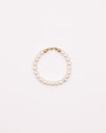Bague Zoë dorée en perles de culture