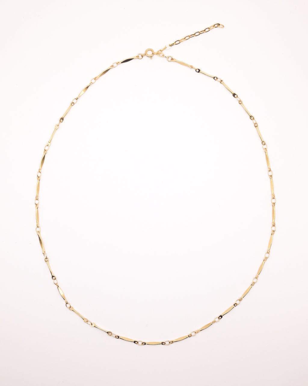 Collier Eddie long en chaîne fantaisie acier inoxydable