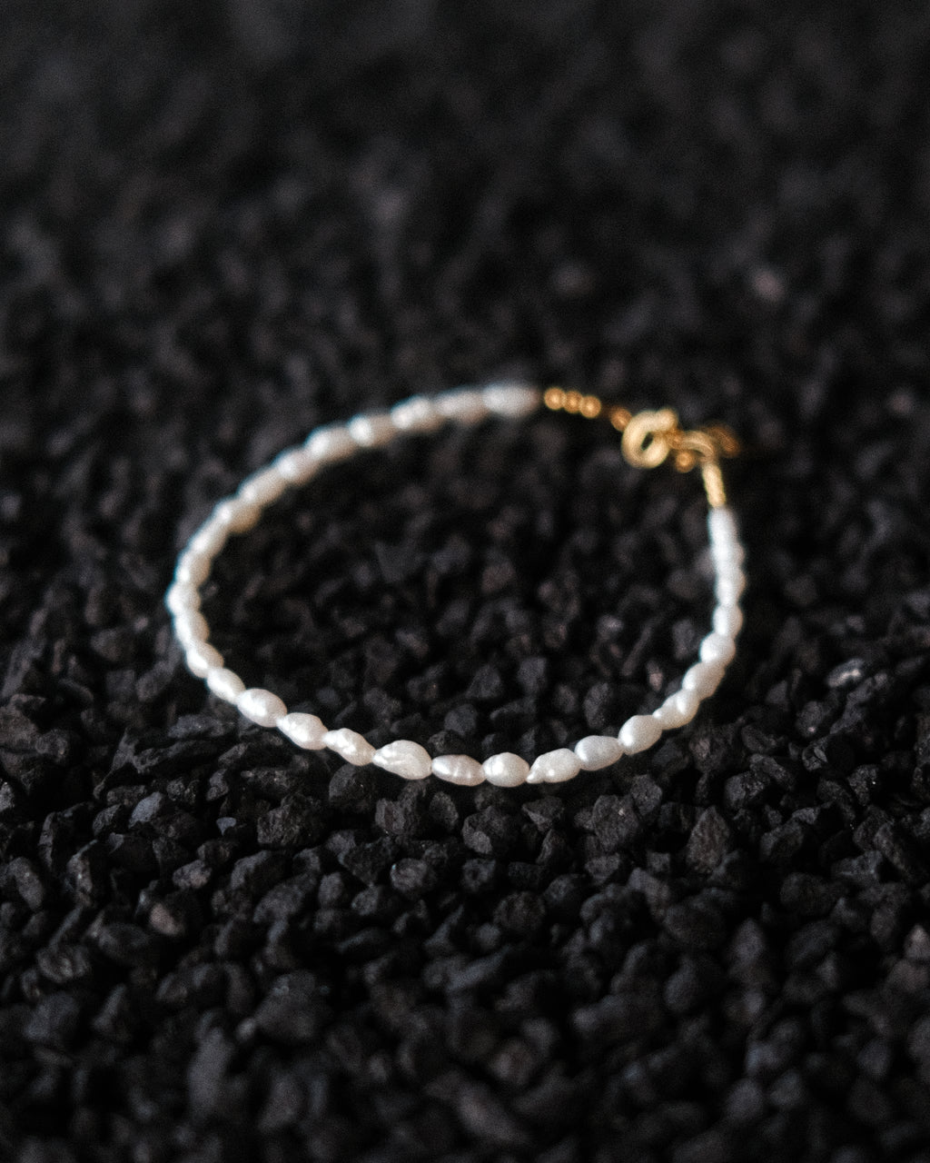 Bracelet Judith en perles de culture grain de riz pépites
