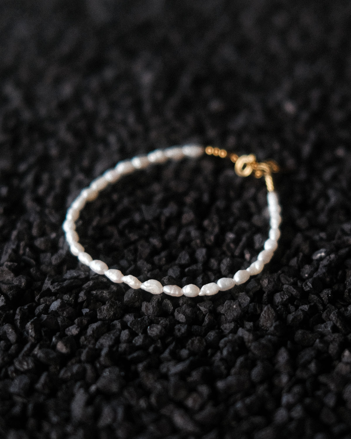 Bracelet Judith en perles de culture grain de riz pépites