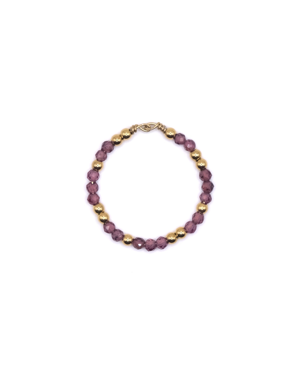 Bague Valeria dorée en pierres fines